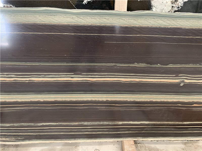 Wholesale Purple Wood Marble Slab