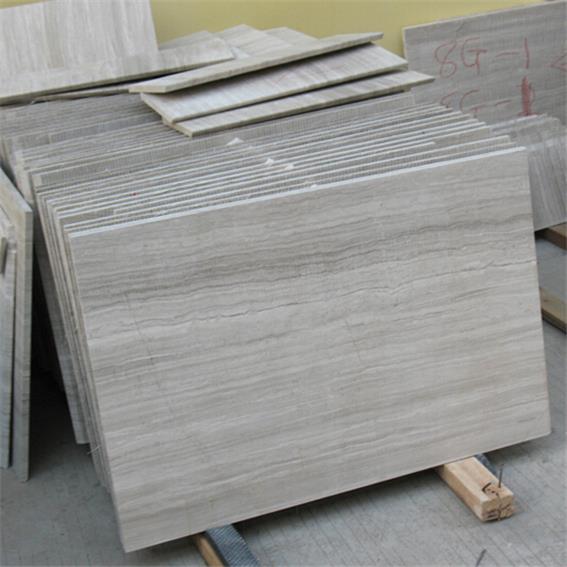 White Wooden Vein Marble with Own Factory and Own Quarry