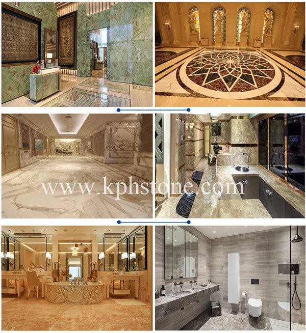 Vienna Golden Marble Slab For Interior Decoration