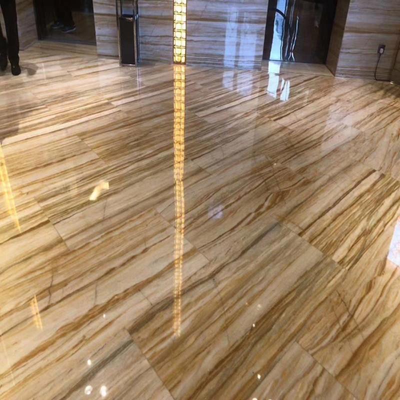 Van Gogh Golden Marble Floor Tiles