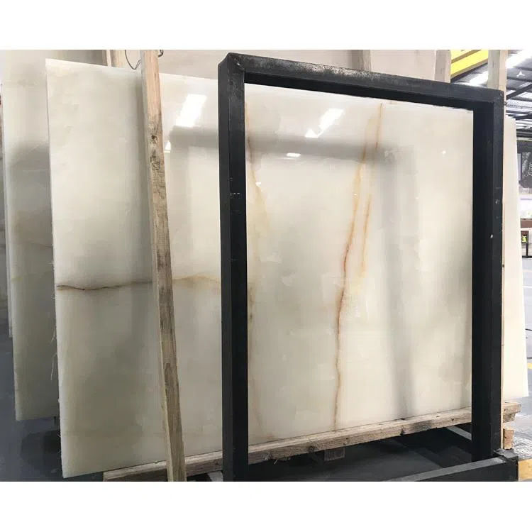 Translucent Panel Marble White Onyx