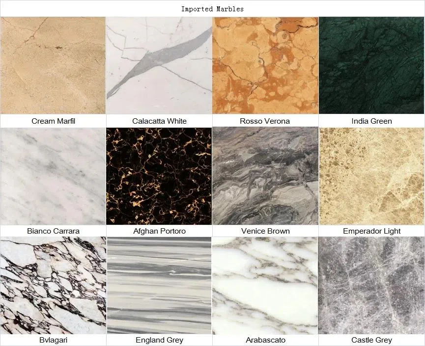 White Calacatta Marble Tiles For Indoor Wall Decorations