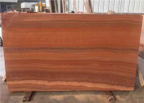 Red Wood Grain Marble for Walling