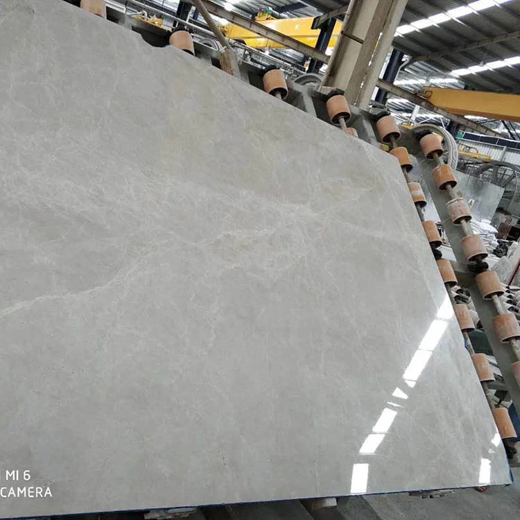 Silver Grey Textured Marble Floor Tile