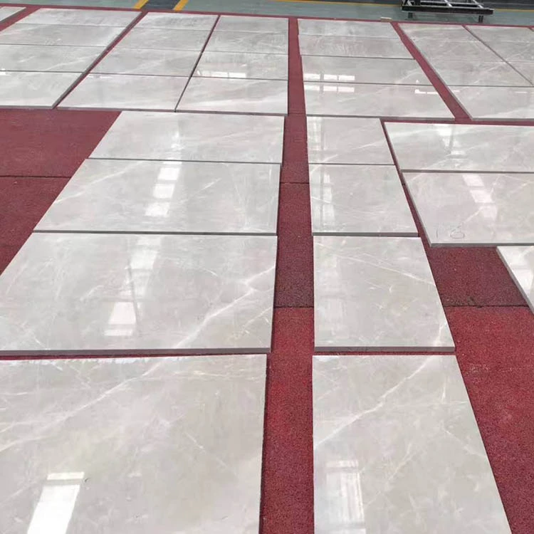 Silver Grey Textured Marble Floor Tile