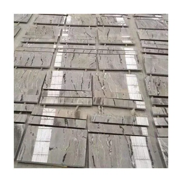 Sicily Light Gray Marble Tile With Nice Vein