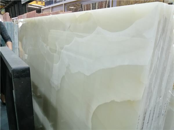 Pure Snow White Onyx In Bantique Hotel