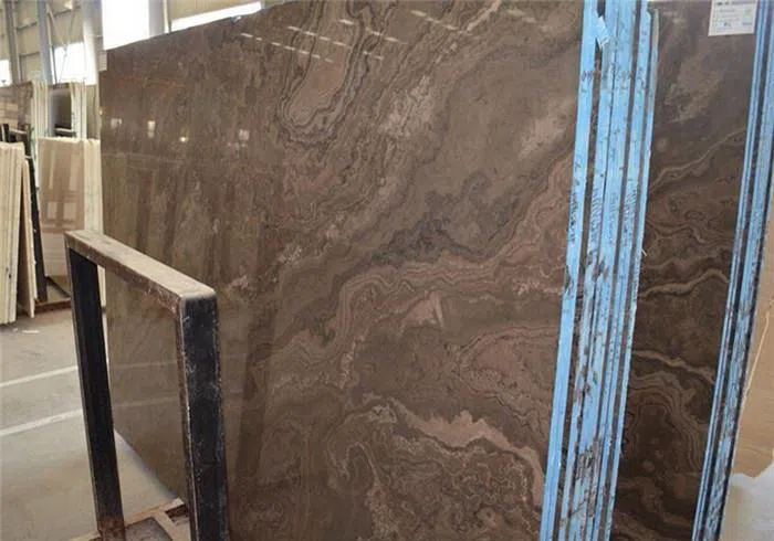 Polished Tabacco Brown Marble For Walling