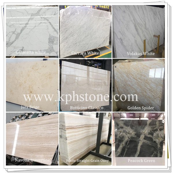 Polished Sivec White Marble Stone Slab