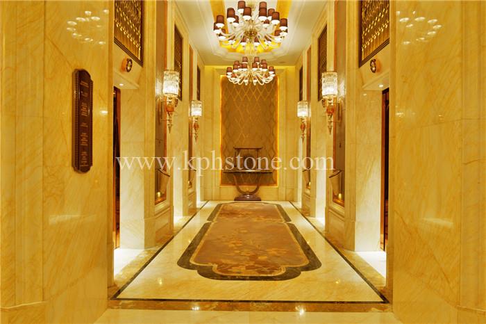 Nice Price Golden Spider Marble with Stable Quality