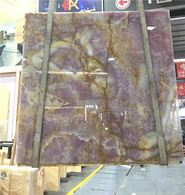 Natural Stone Violet Onyx Slab