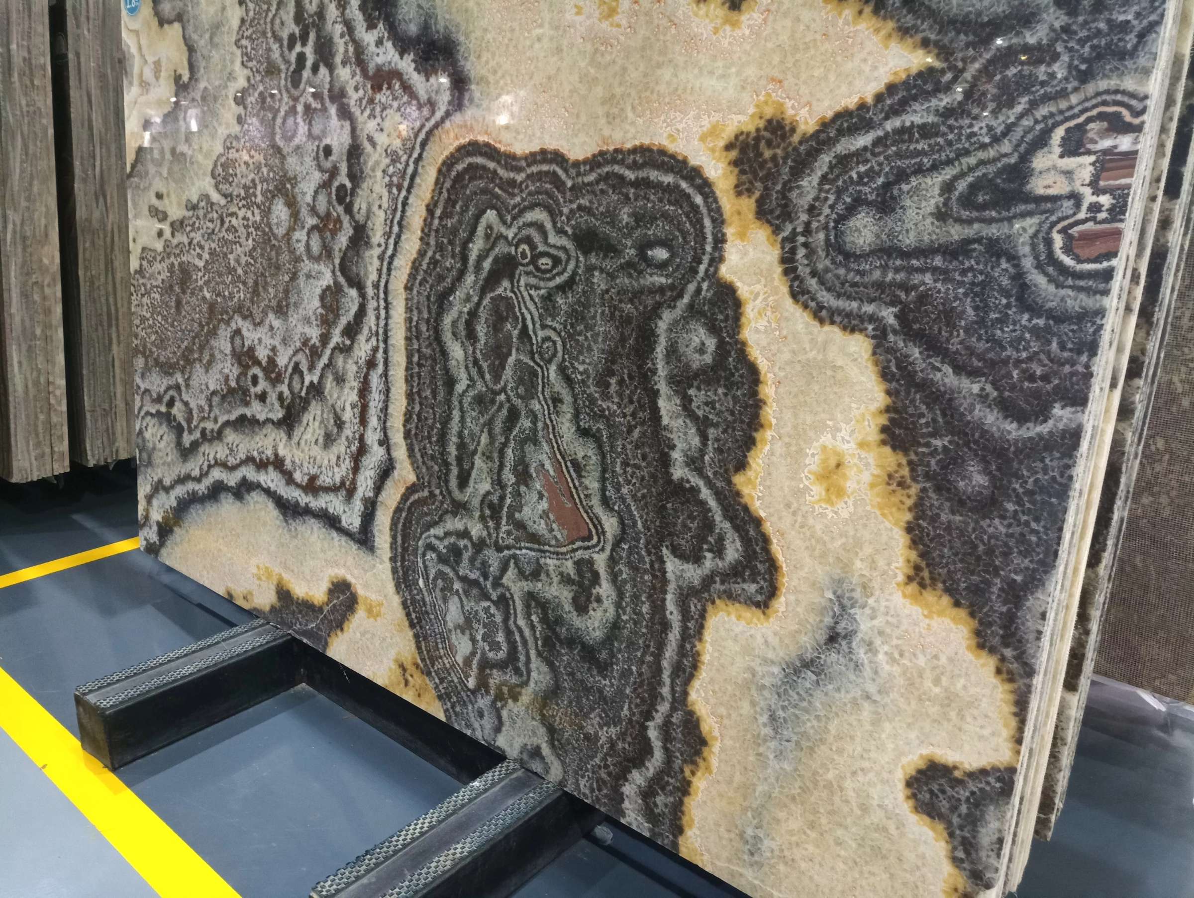Natural Stone Black Dragon Onyx Marble For Wall Panel