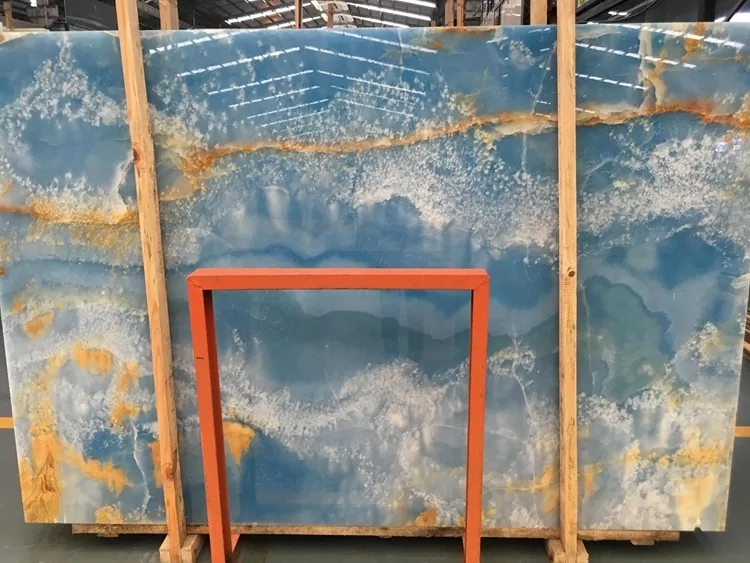 Natural Popular Blue Onyx Marble Veined Buy Onyx Slabs,blue Onyx Slab,blue Onyx