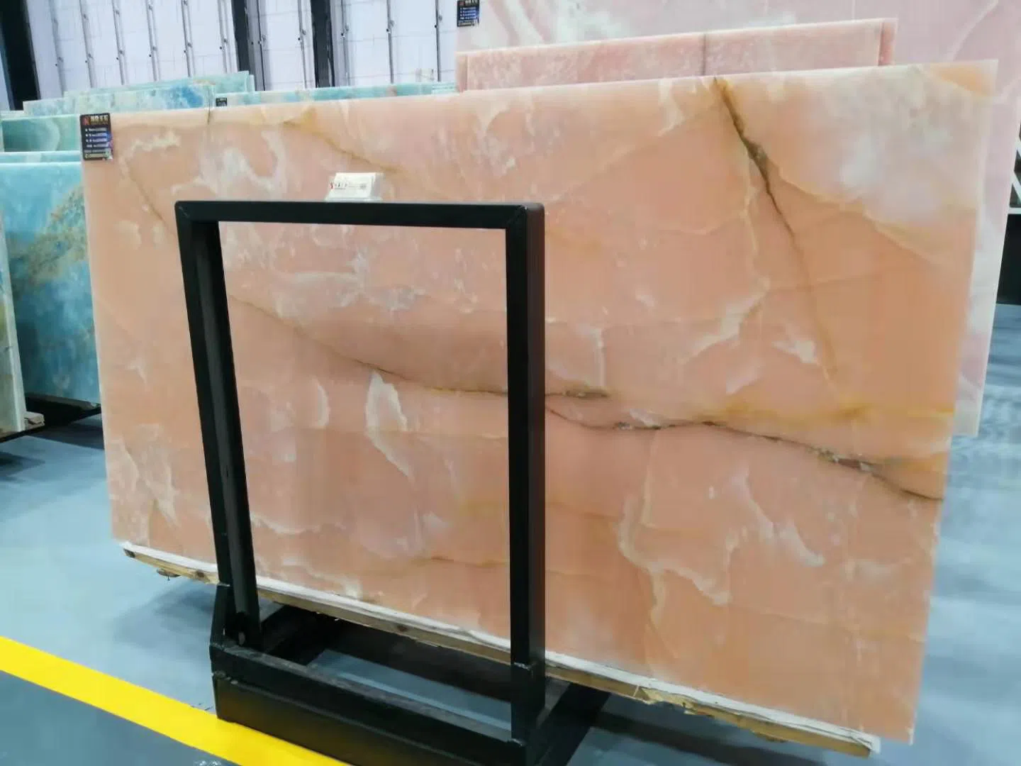 Natural Pink Onyx Stone For Background