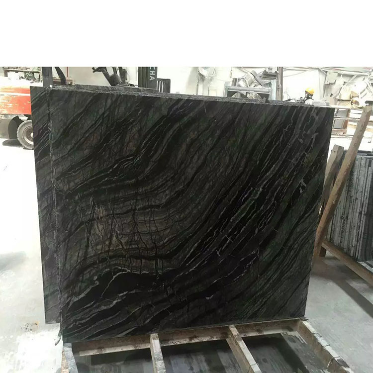Natural Color Silky Black Forest Marble