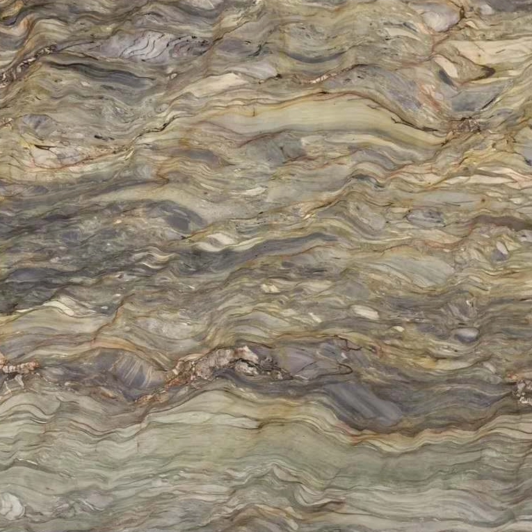 Mystic Brown Stone Marble Grain As Silk At Sea For Flooring Designs