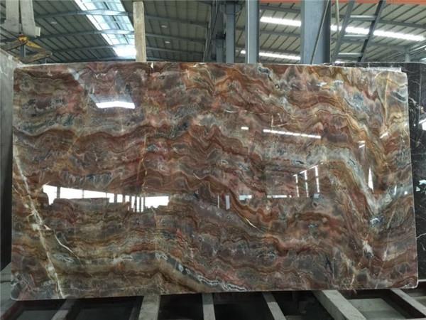 Olly Red Onyx for Luxury Decoration