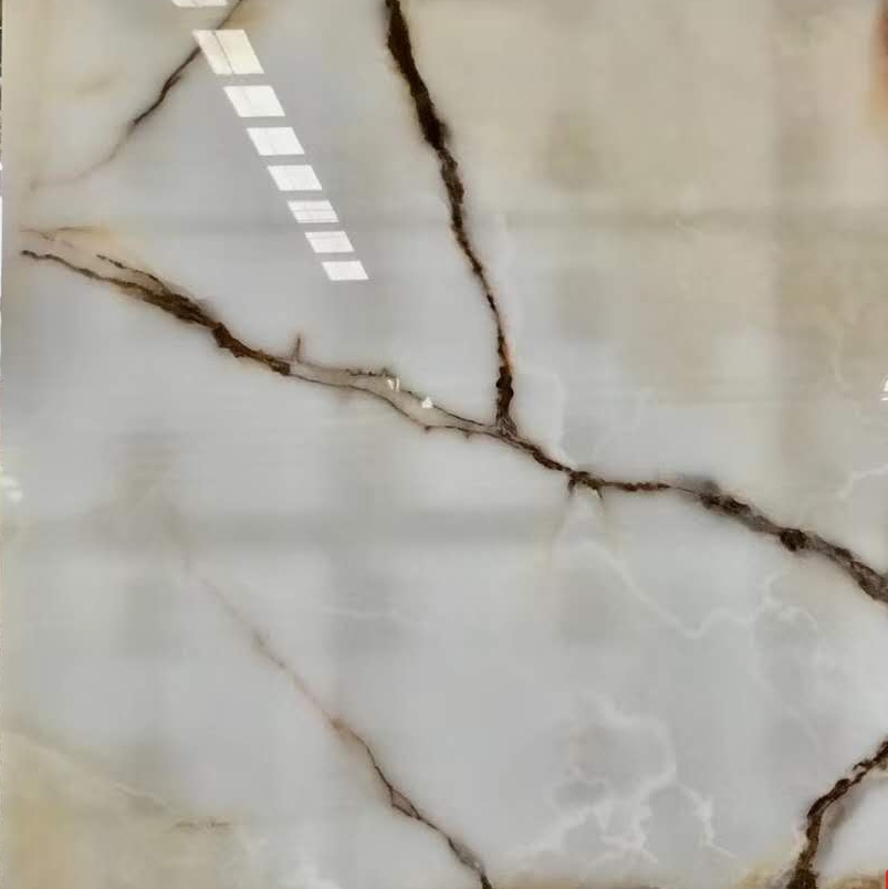 Luxury White Jade With Gold Vein Onyx Tile Marble Slab FOB Reference Price:Get Latest Price