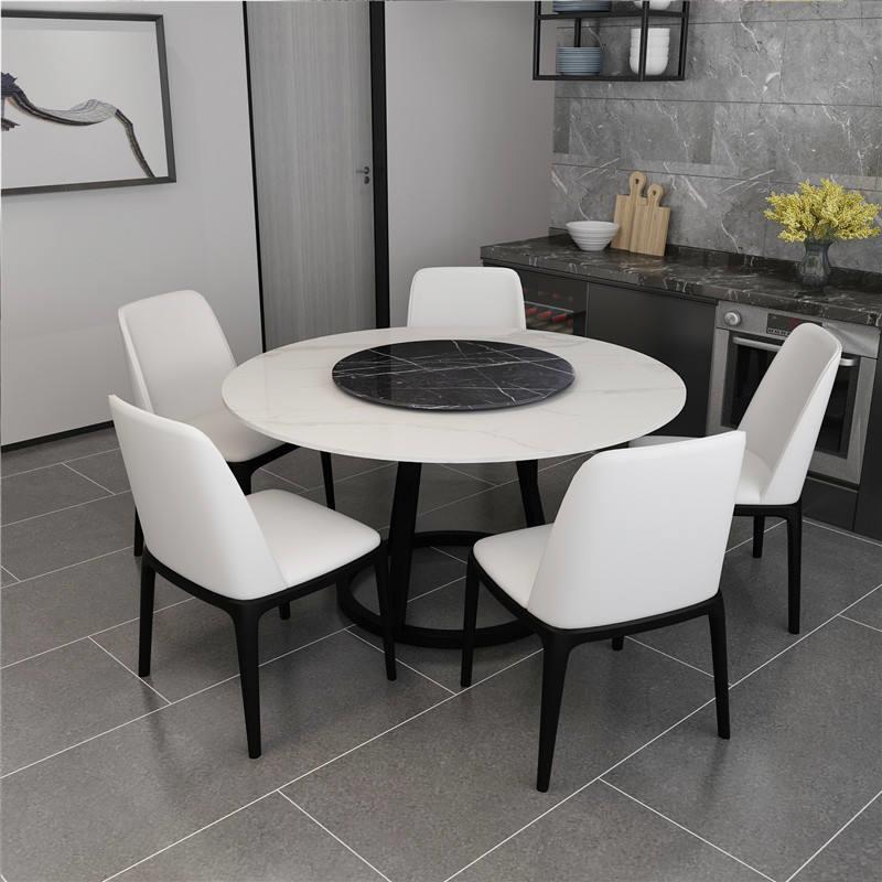 Modern White Marble Tabletop For Dining Room