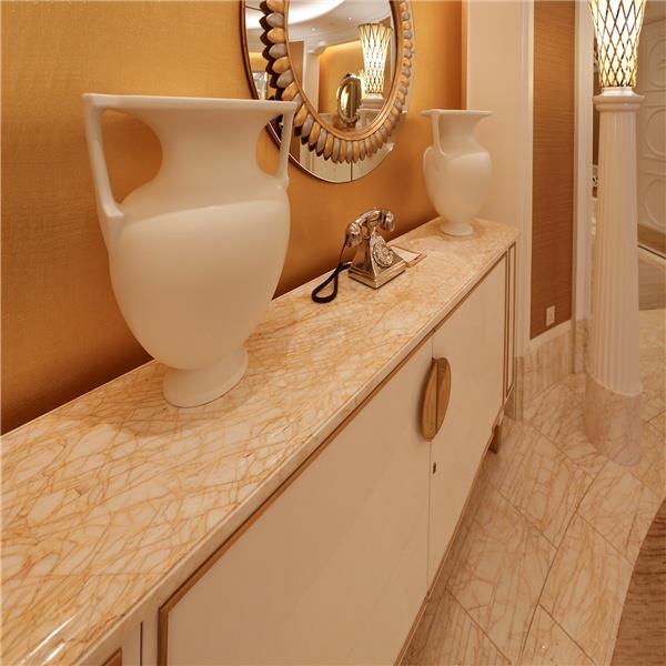 Marble Hotel Reception Bookmatch Countertops