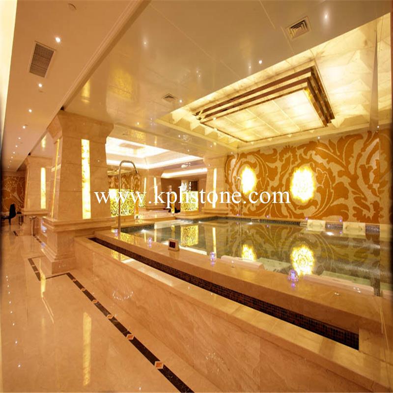 Golden Spider Marble for Wanda Reign Hotels