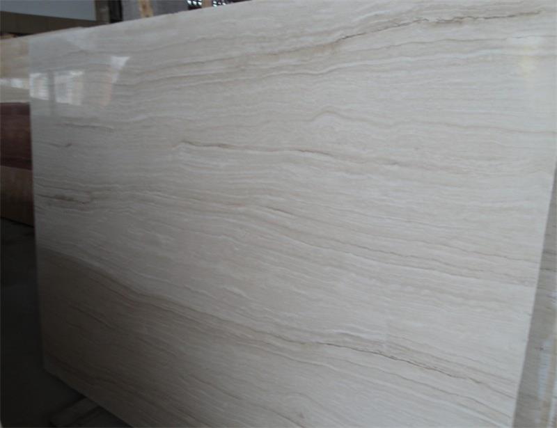 Honed Surface Super White Travertine Slab for Wall Decoration