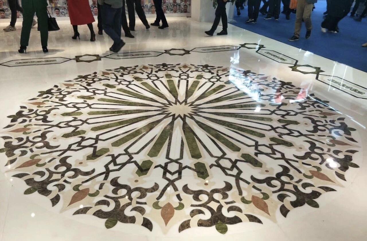 Famous 3D Lotus Pattern Carved Art