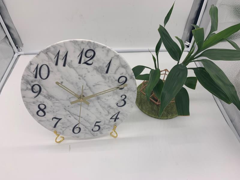 Green Marble Clock