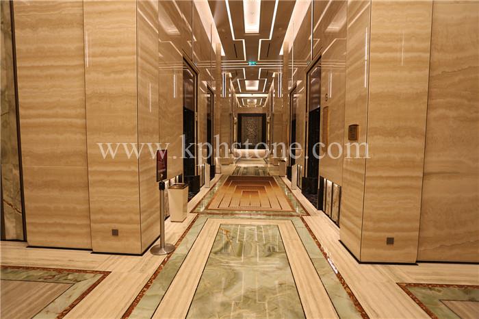 Eurasian White Wood Marble Project in Casinos
