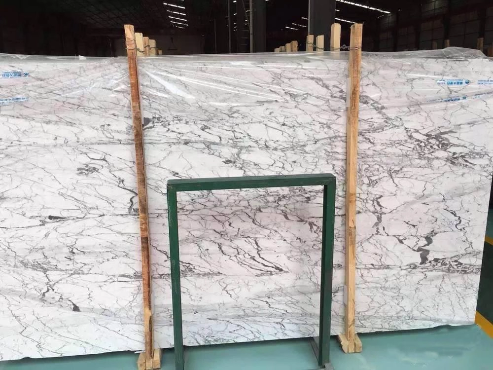 Chinese New Style Snow White Marble