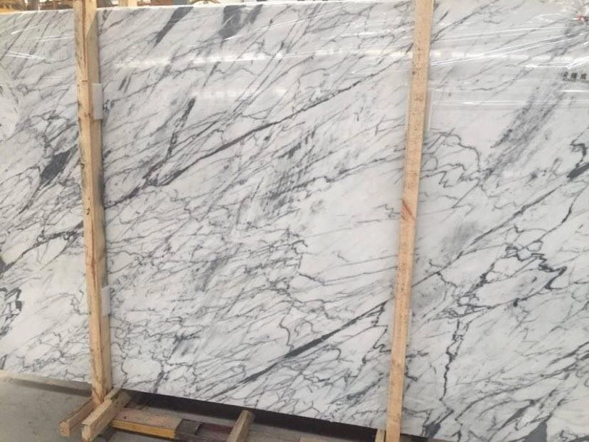 Chinese New Style Snow White Marble