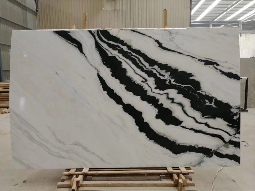 Carrara white grey black veins marble tiles