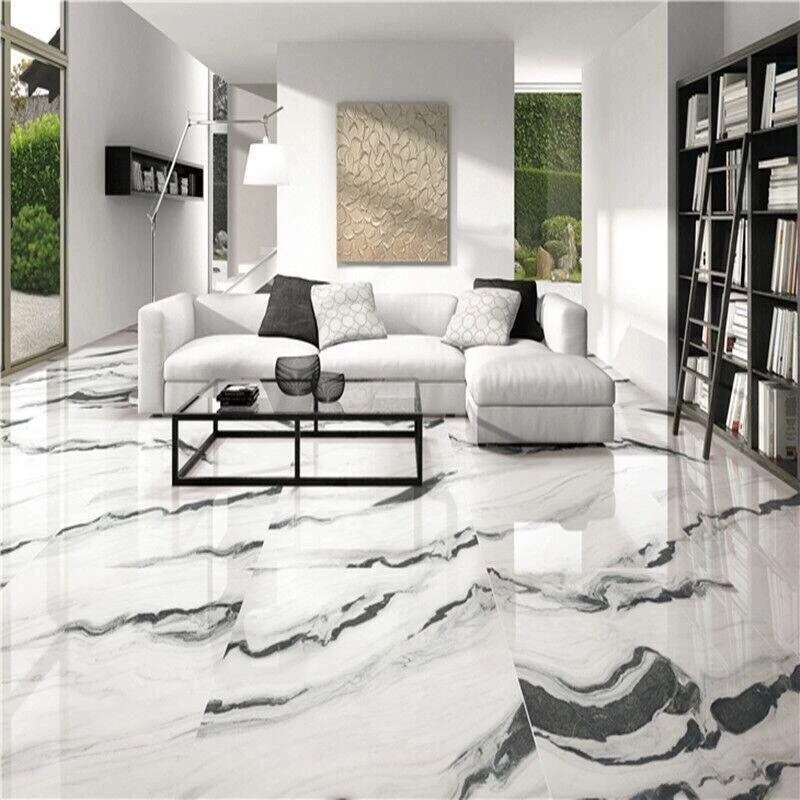 Calacatta White Marble Flooring Tiles