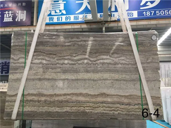 China Stone Market Silver Grey Travertine