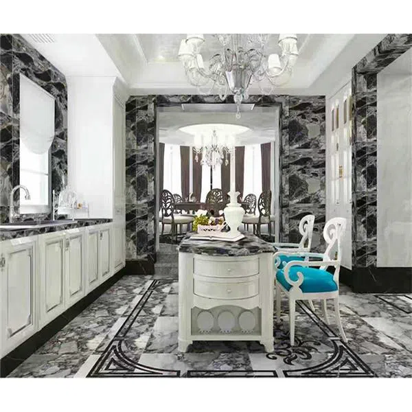 Blue Marble Stone For Interior Decoration