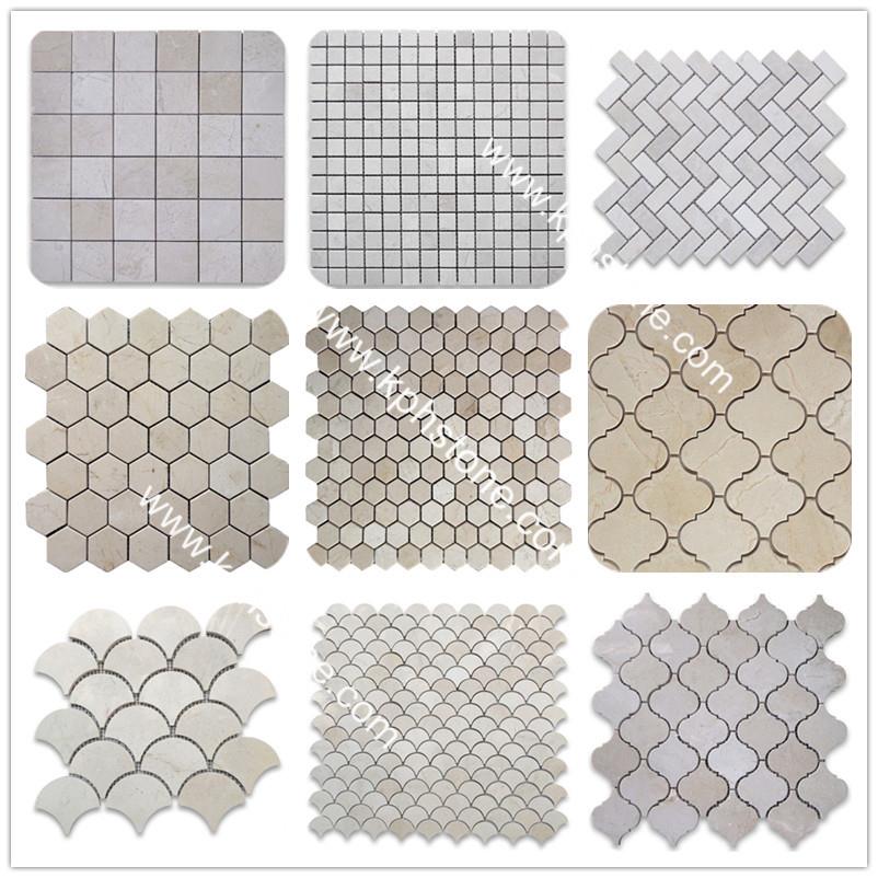 1 Inch Hexagon Mosaic Tiles