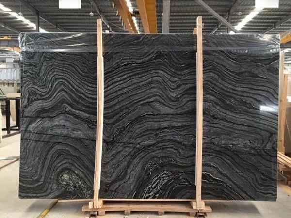 Ancient Wood Grain Marble Slab For Interior Decoration