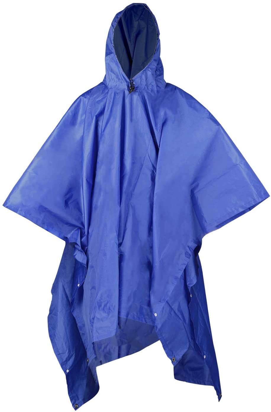 3 in 1 Rain Poncho with Carry Pouch, Multifunctional Lightweight Raincoat with Hood, Reusable Waterproof Raincoat Poncho for Bike Hiking Camping Outdoor Festiva