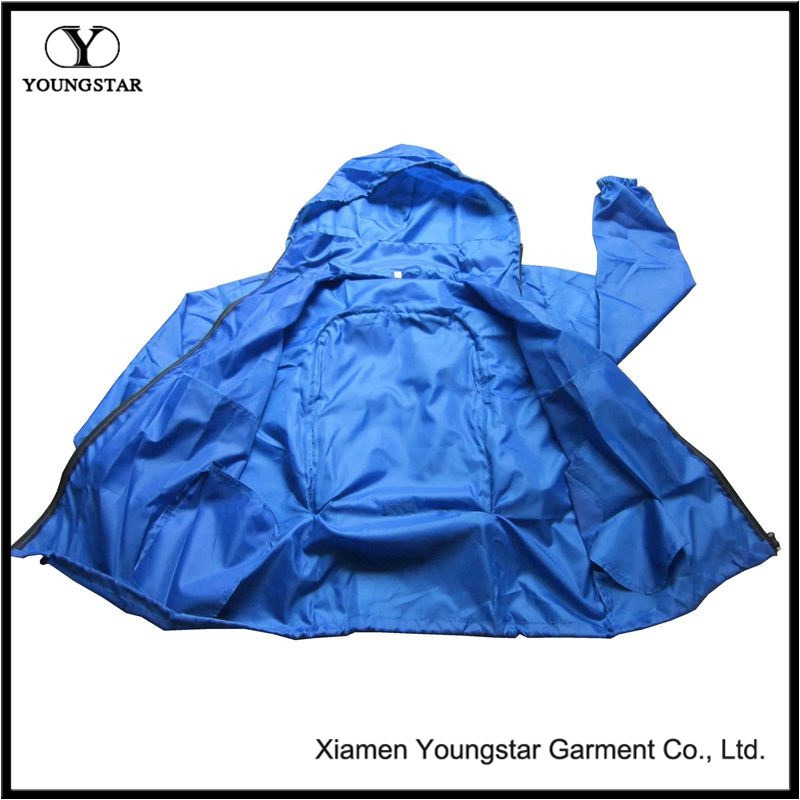 Customized Waterproof All-in-One Backpack Rain Jacket for Hiking