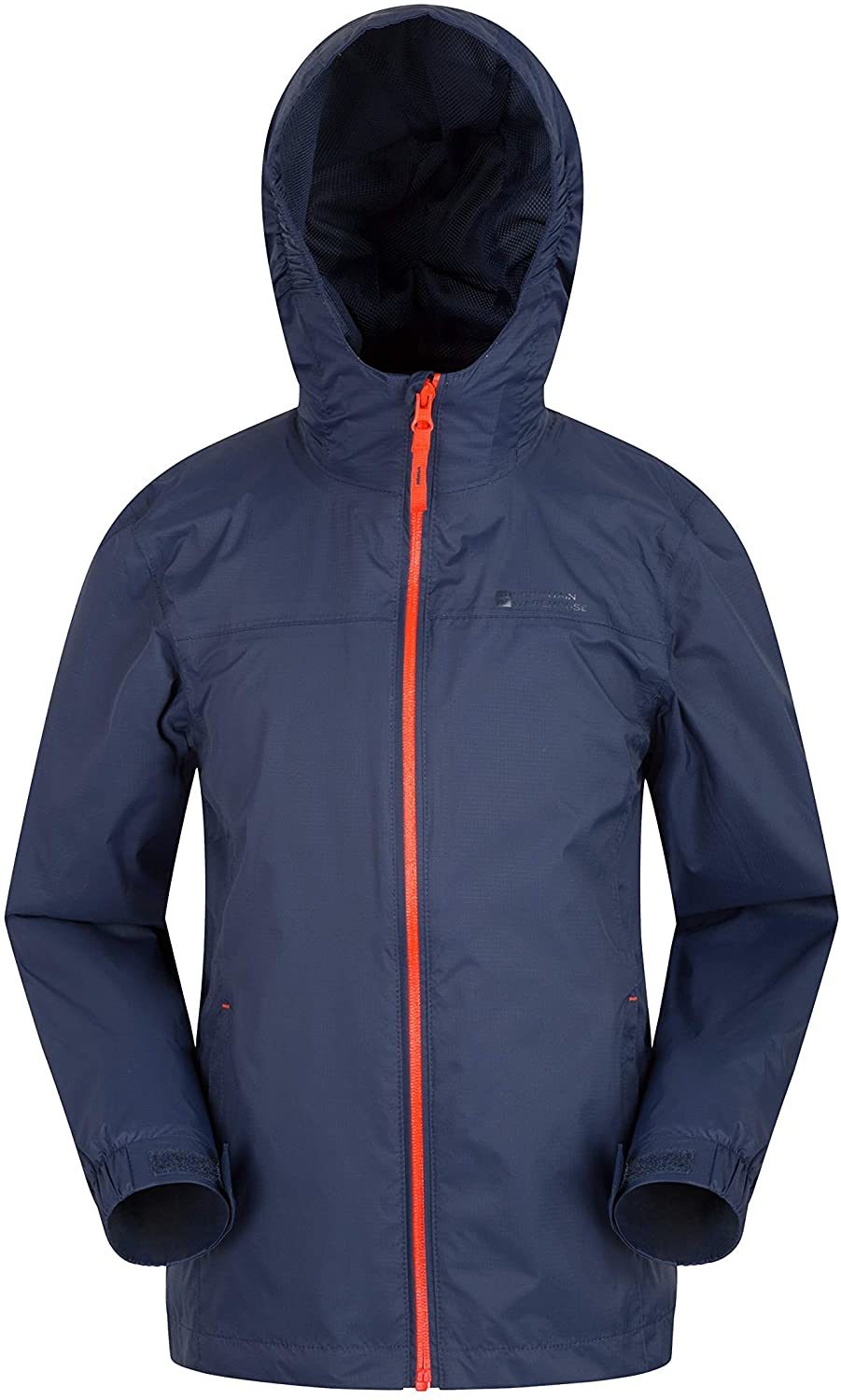 Kids Waterproof Rain Jacket - Taped Seams Raincoat, Lightweight, Breathable, Girls & Boys Rainwear -Ideal for Travelling, Wet Weather