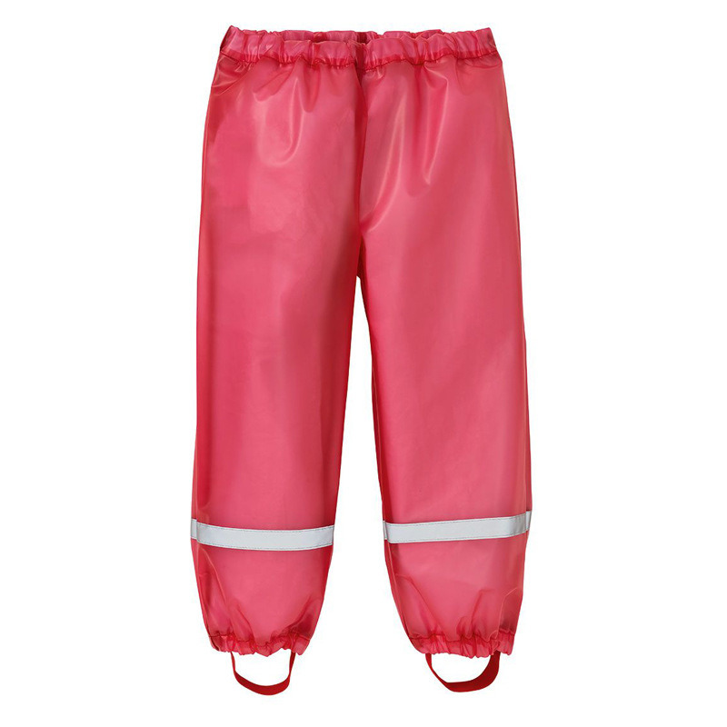 Children′s Rain Pants Boys and Girls Kindergarten Baby Waterproof Rain Pants, Children′s Raincoat Waterproof Pants Suit Split
