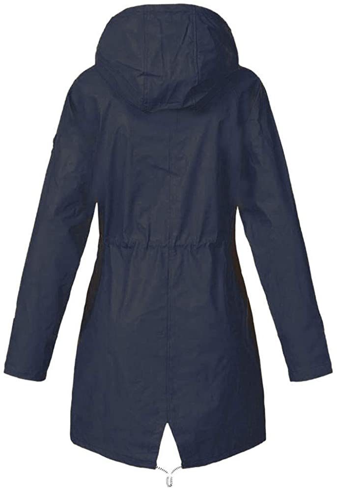 Rain Jacket Outdoor Jackets Hooded Raincoat Windproof Christmas Merry Christmas Ladies Gift