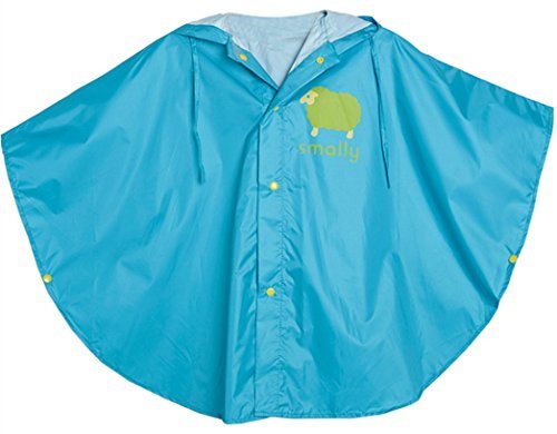 Imperméable unisexe Kid′s Filles Garçons Poncho de pluie imperméable à capuche, 100-120cm Jaune