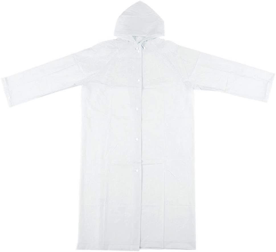 Fashion EVA Unisex Adult Raincoat Thickened Waterproof Rain Coat Women Clear Transparent Camping Waterproof Rainwear Suit