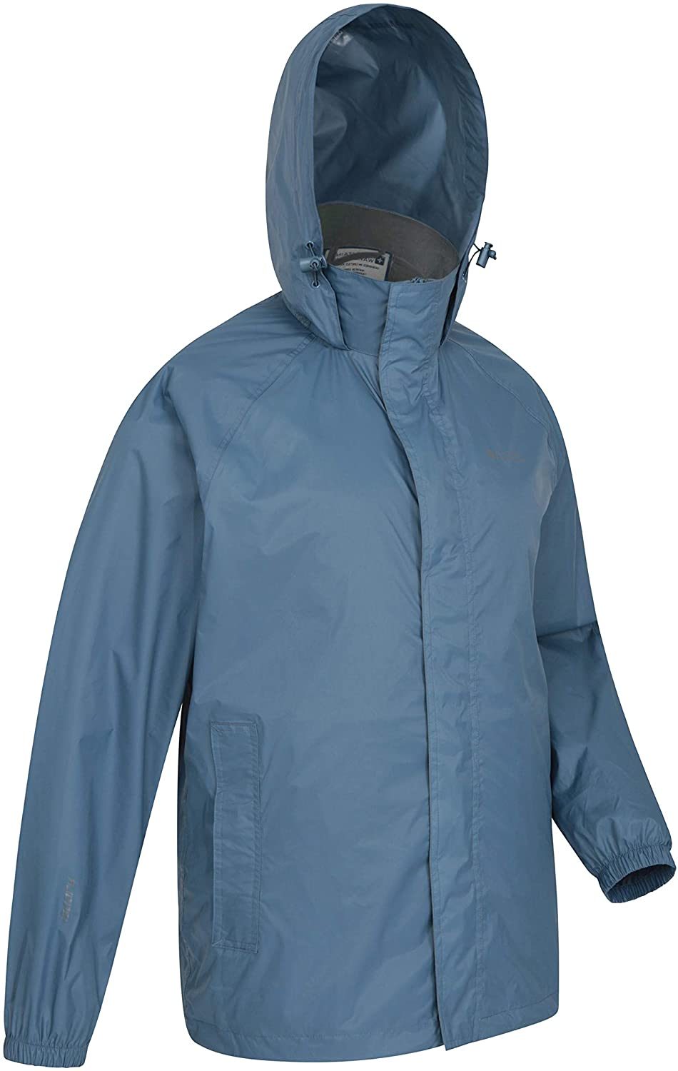 Мужская водонепроницаемая куртка - откидной капюшон, дождевик, легкое пальто, легкий дождевик - для путешествий, на открытом воздухе, кемпинга