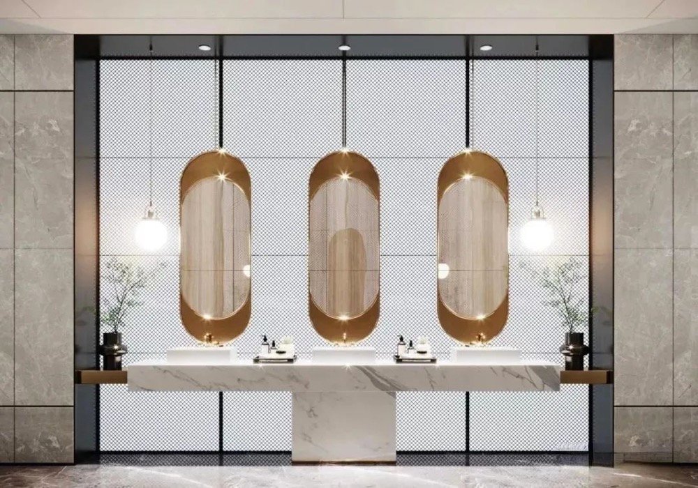 Calacatta White Marble Solid Standing bathroom Washbasin