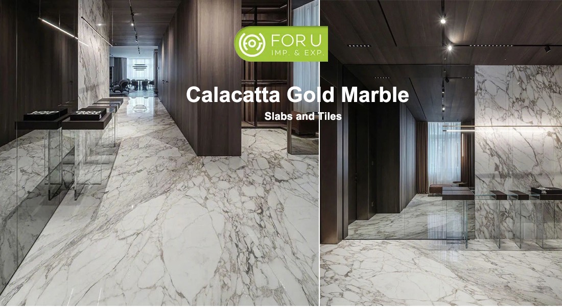 Calacatta Gold Marble Flooring Tiles