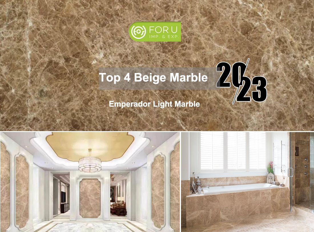 Light Emperador Marble Flooring Projects | FOR U STONE
