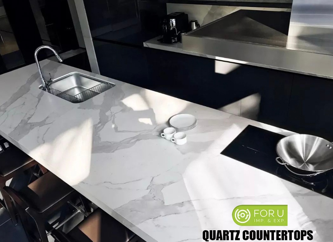 Engineered Quartz Stone Kitchen Countertops