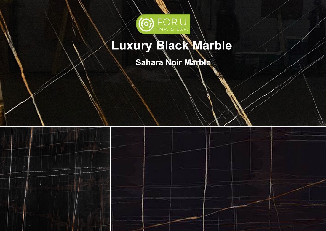 Luxury Black Marble-Sahara Noir Marble